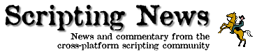 Welcome to Scripting News!