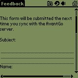 [AvantGo screen shot 2]